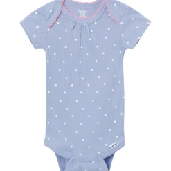 4-Pack Baby Girls Ladybug Pink Short Sleeve Bodysuits