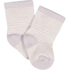 8-Pack Baby Girls Lavender Garden Jersey Wiggle Proof® Socks