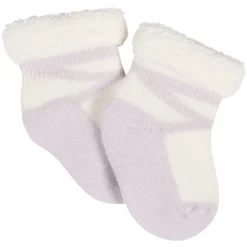 12-Pack Baby Girls Lavender Garden Terry Wiggle Proof® Socks