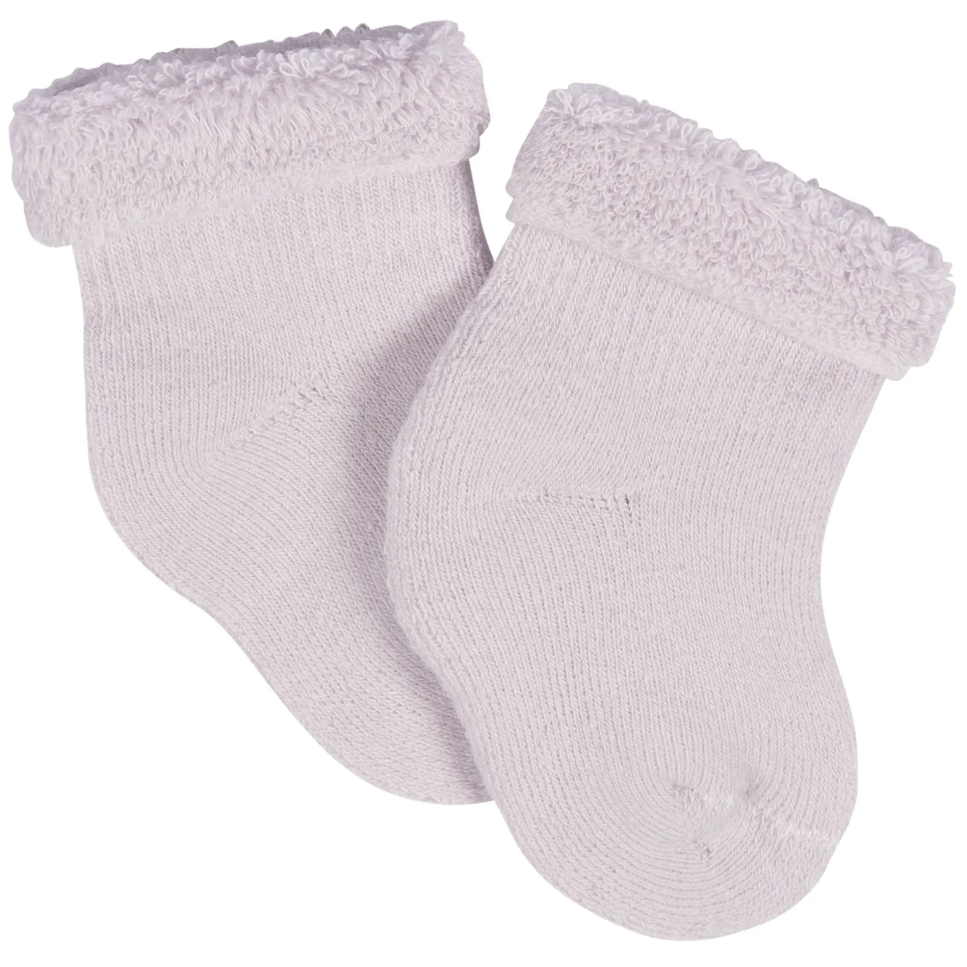 12-Pack Baby Girls Lavender Garden Terry Wiggle Proof® Socks