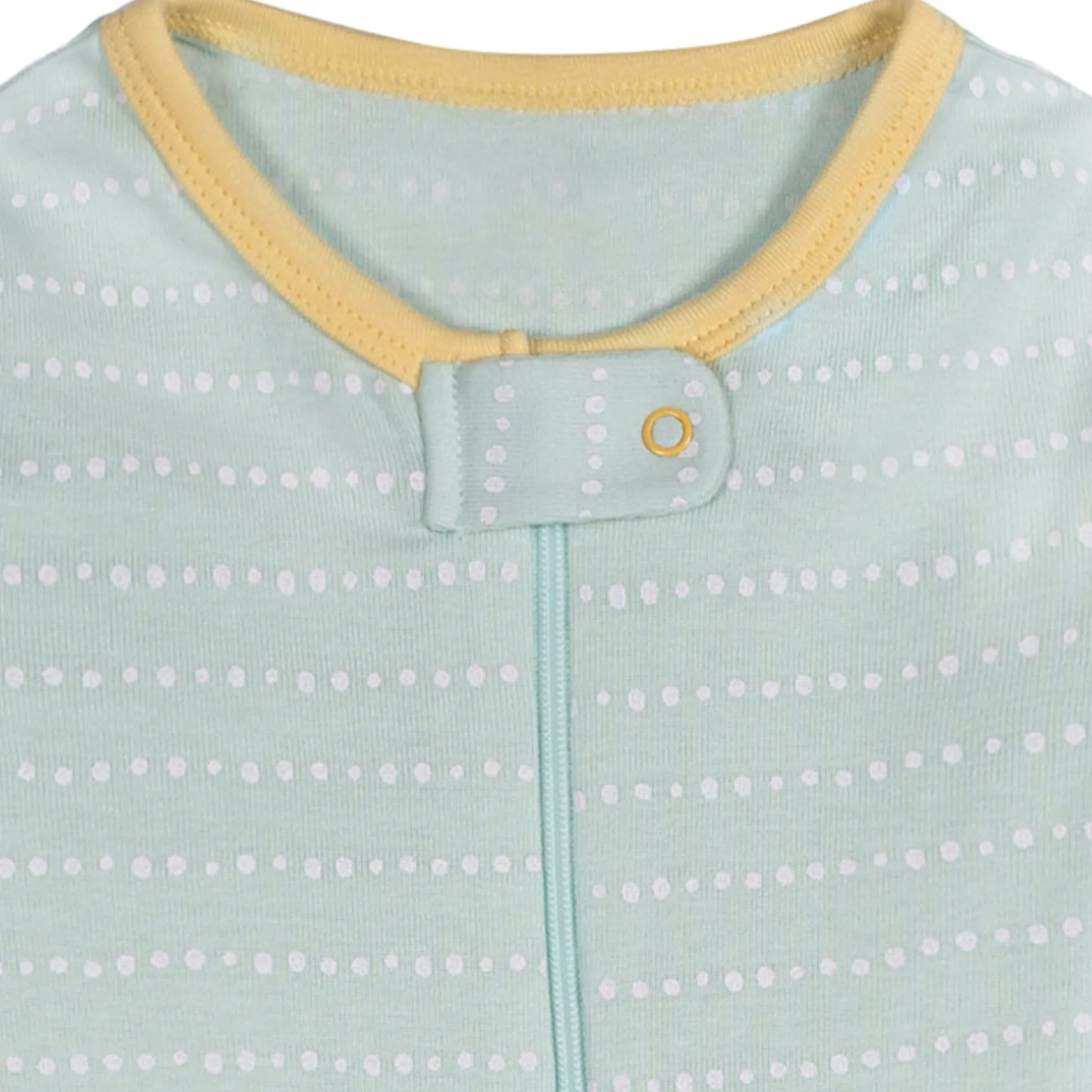 4-Pack Baby Girls Lemons Snug Fit Footed Pajamas