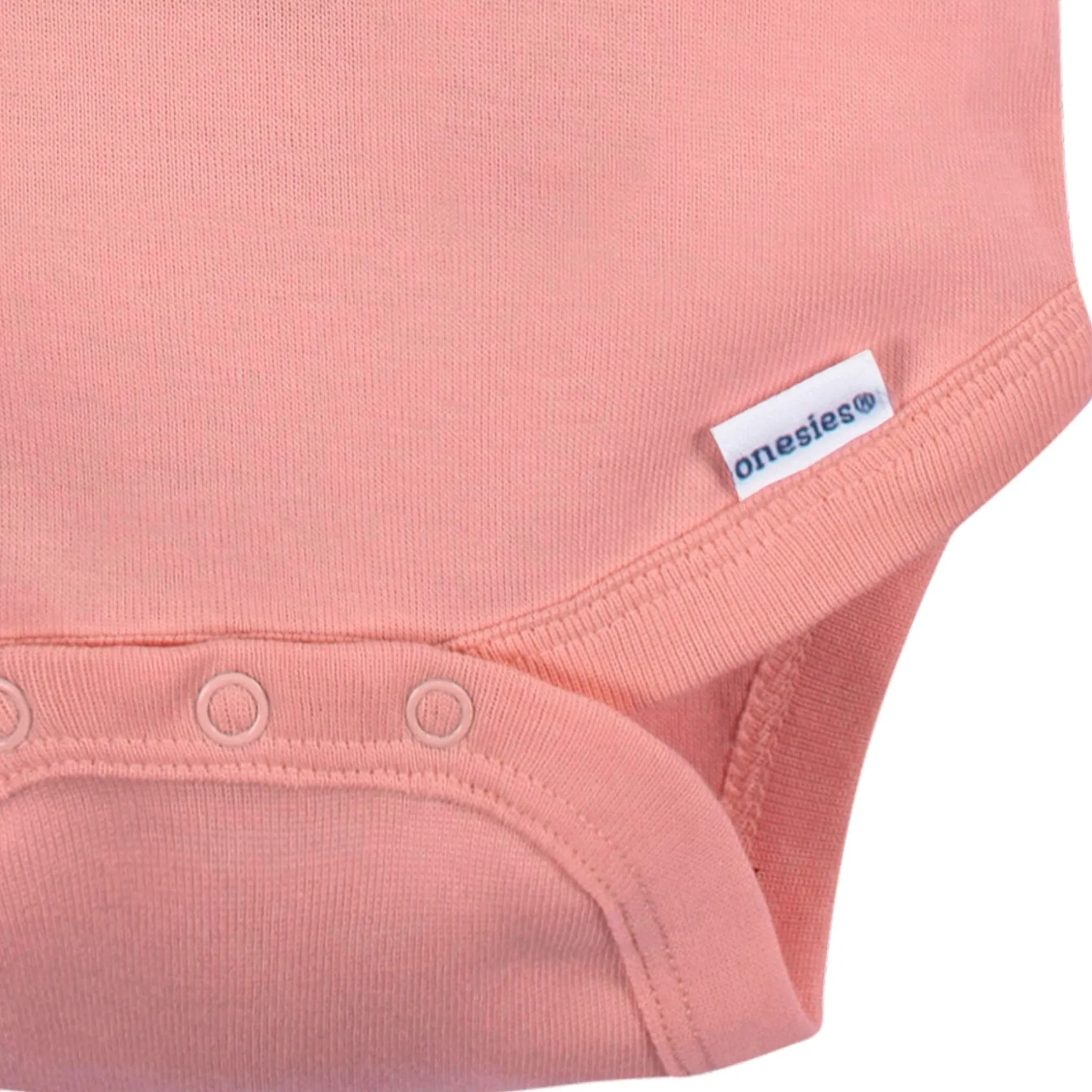 5-Pack Baby Girls Mauve Pink Premium Short Sleeve Lap Shoulder Onesies® Bodysuits