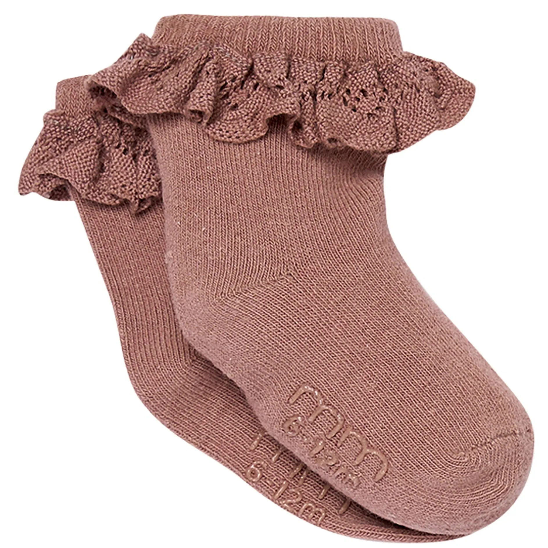 3-Pack Baby Girls Neutral Lace Socks