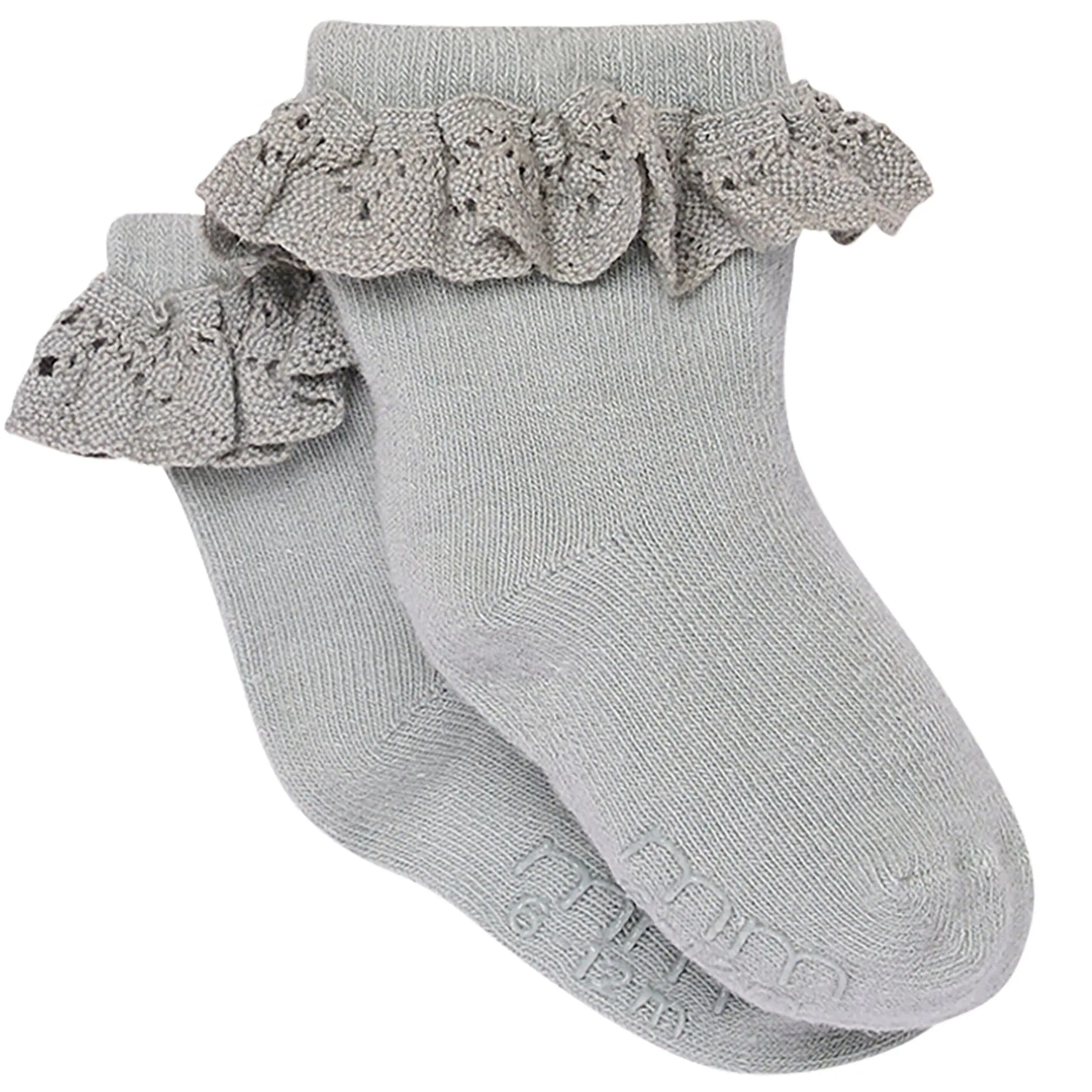 3-Pack Baby Girls Neutral Lace Socks