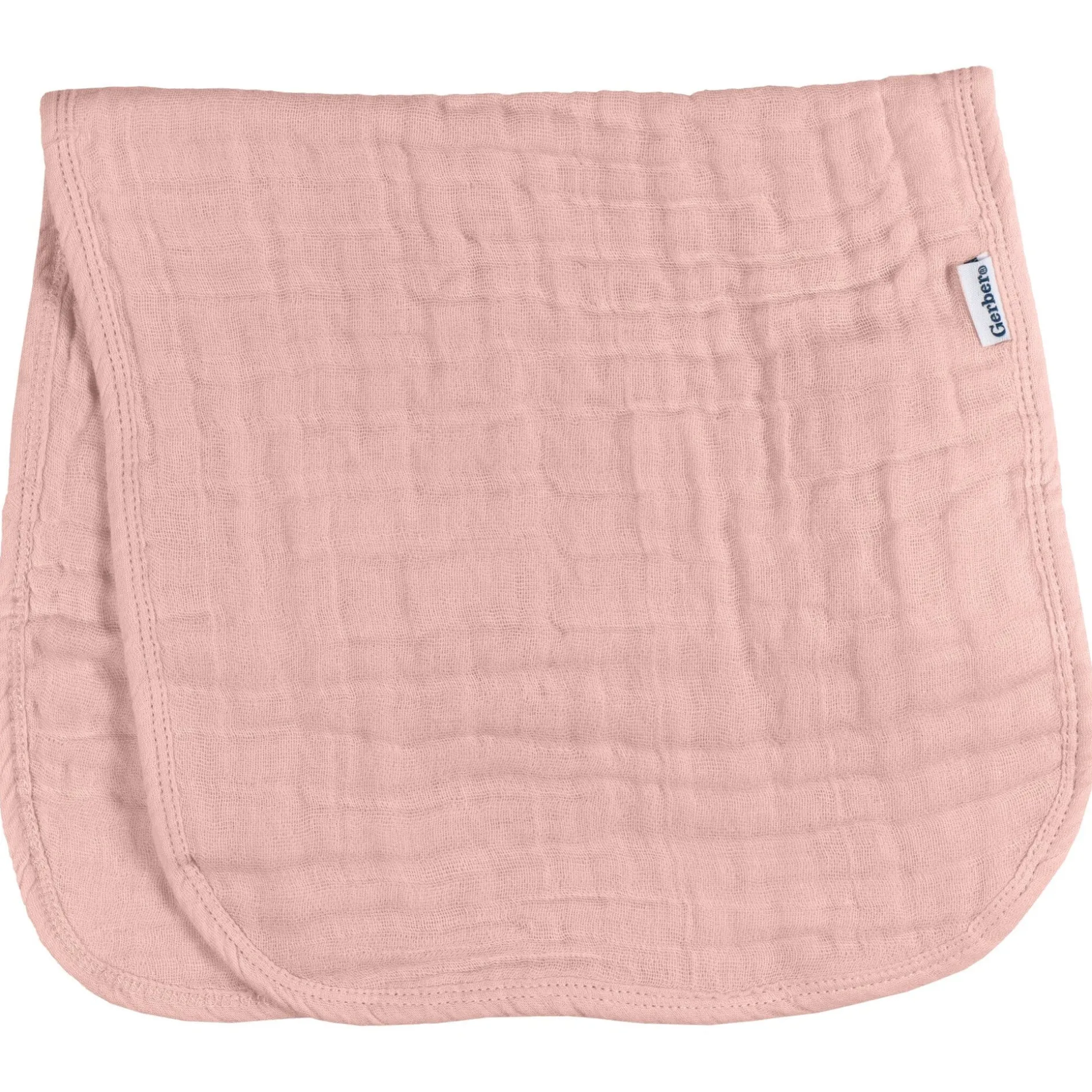 6-Pack Baby Girls Pastel Rainbow Muslin Burp Cloths