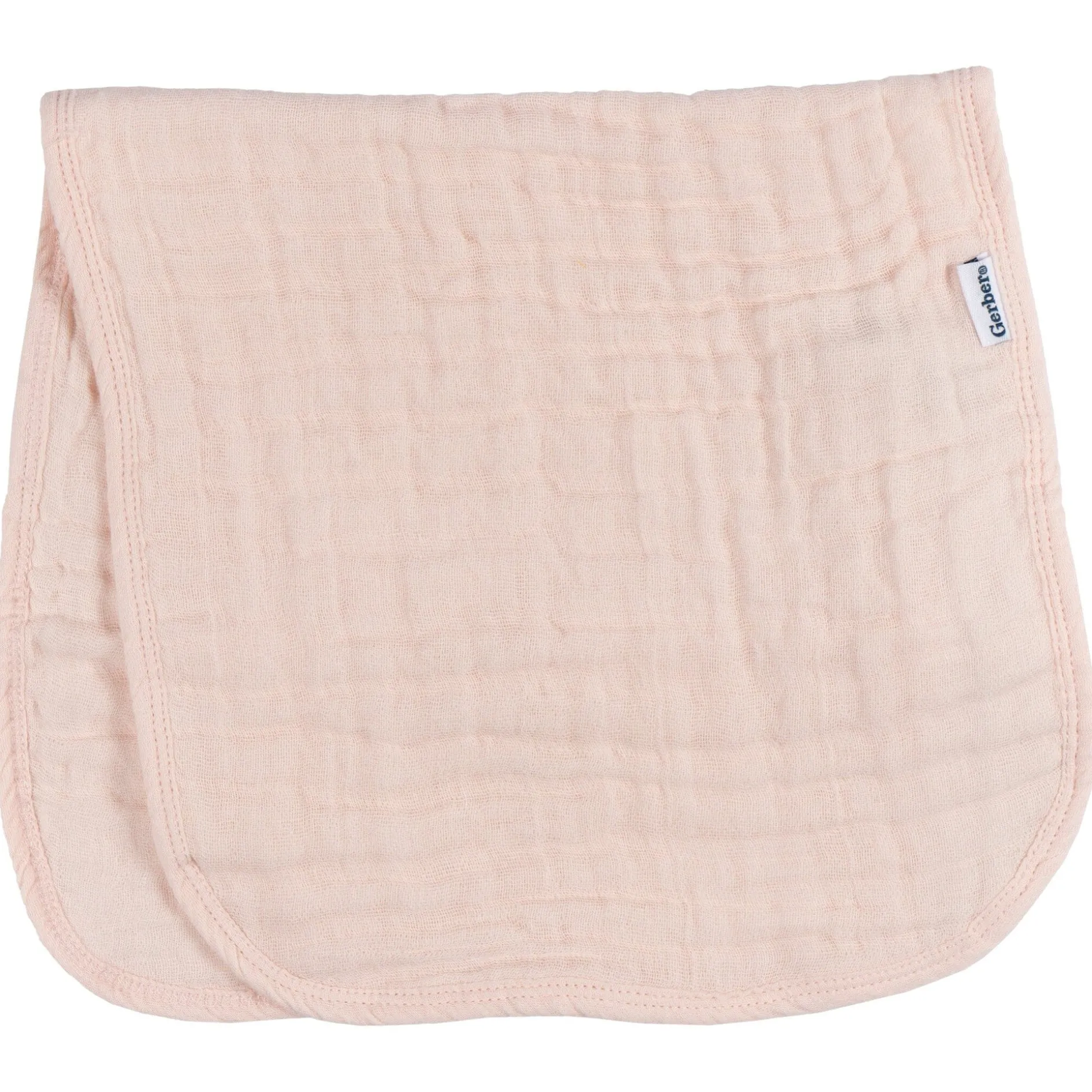 6-Pack Baby Girls Pastel Rainbow Muslin Burp Cloths