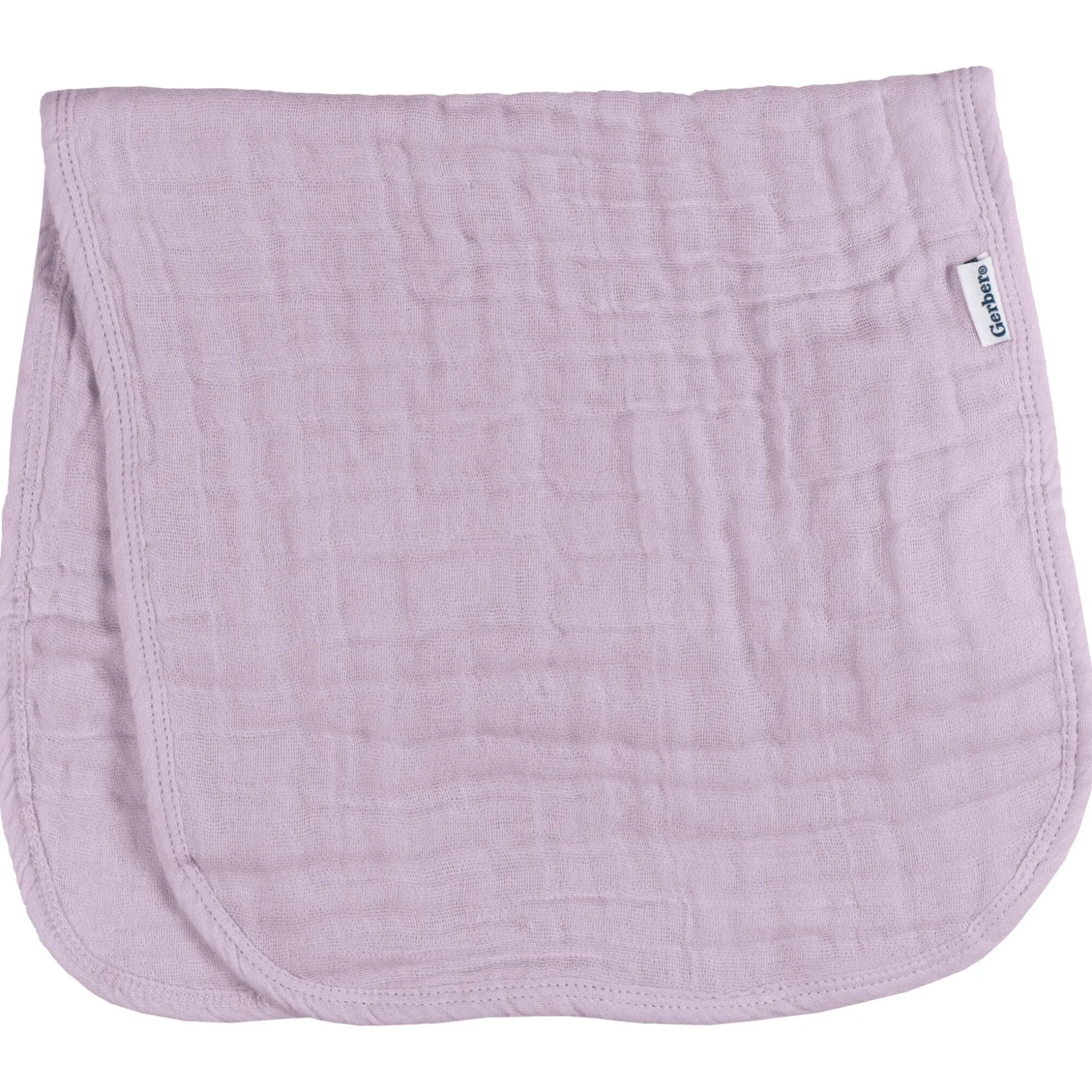 6-Pack Baby Girls Pastel Rainbow Muslin Burp Cloths