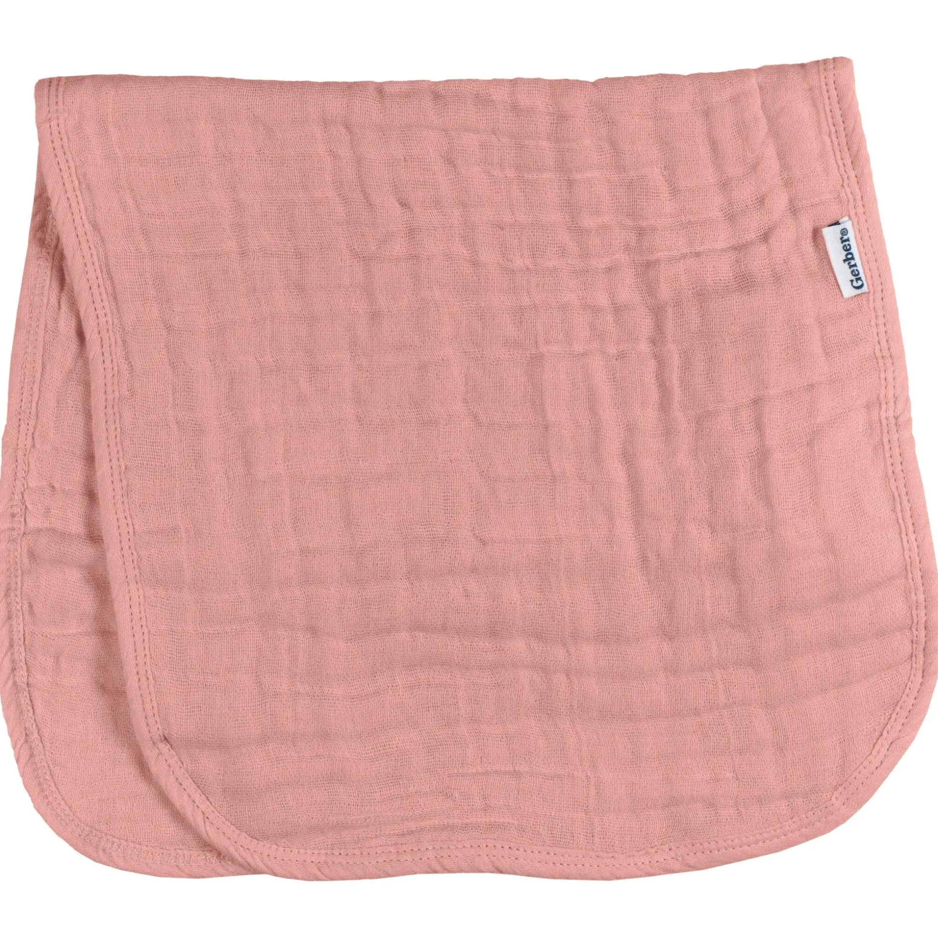 6-Pack Baby Girls Pastel Rainbow Muslin Burp Cloths