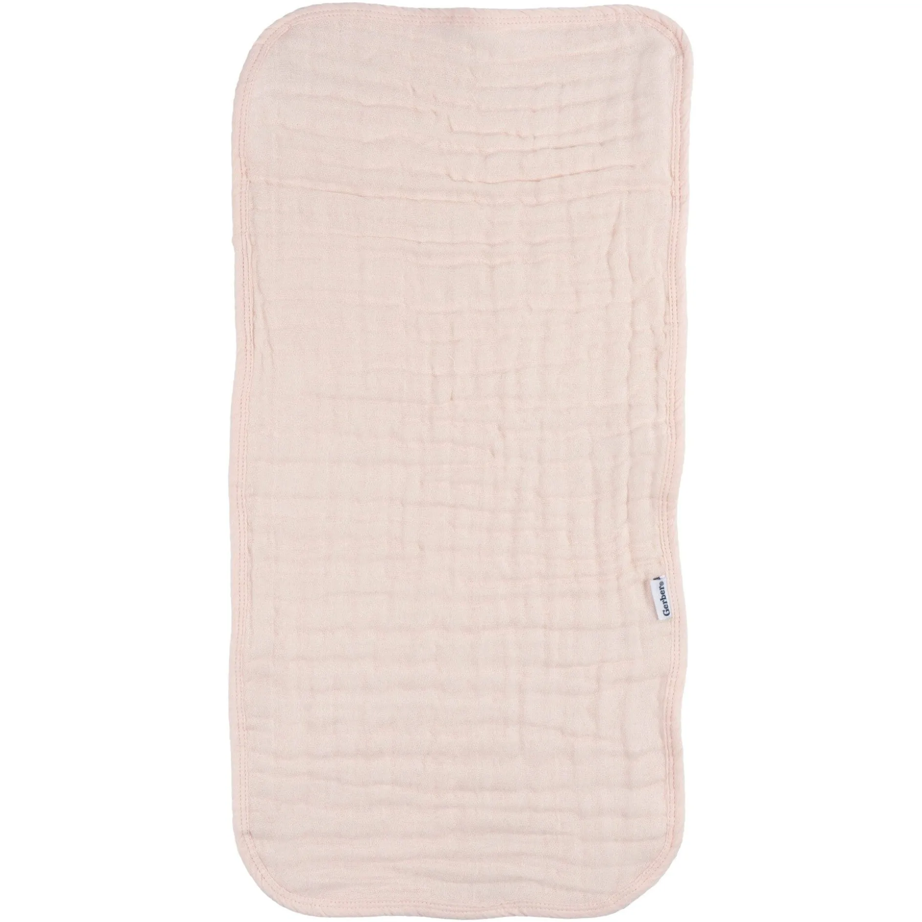 6-Pack Baby Girls Pastel Rainbow Muslin Burp Cloths