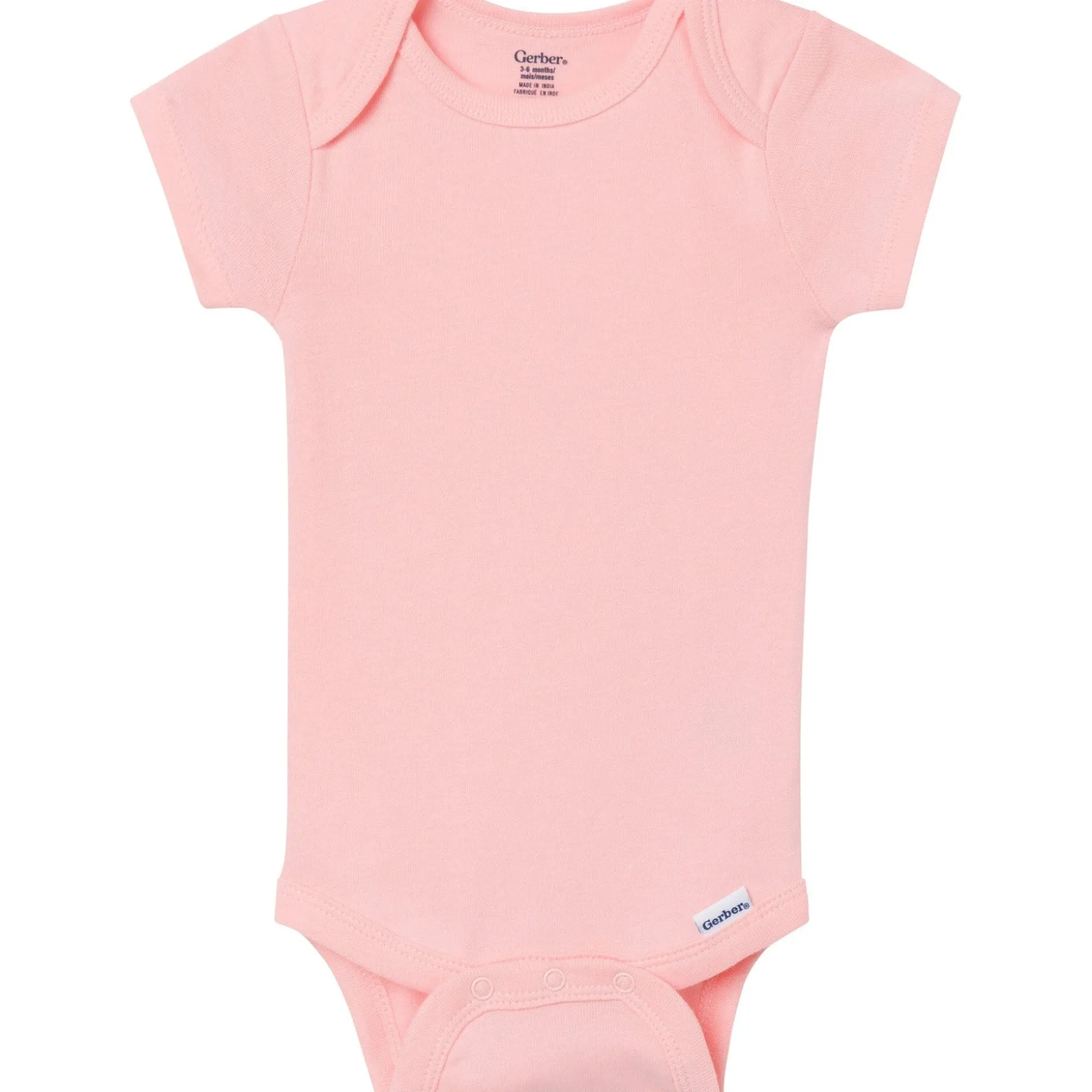 5-Pack Baby Girls Pastels Short Sleeve Bodysuits