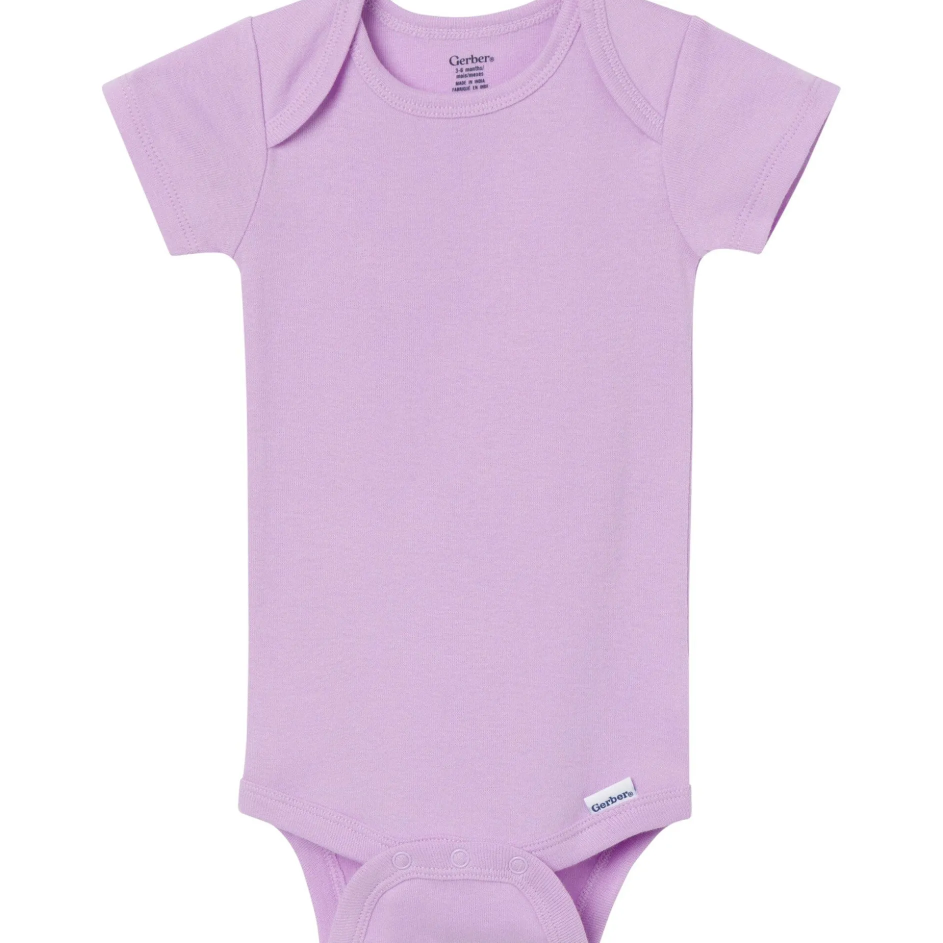 5-Pack Baby Girls Pastels Short Sleeve Bodysuits