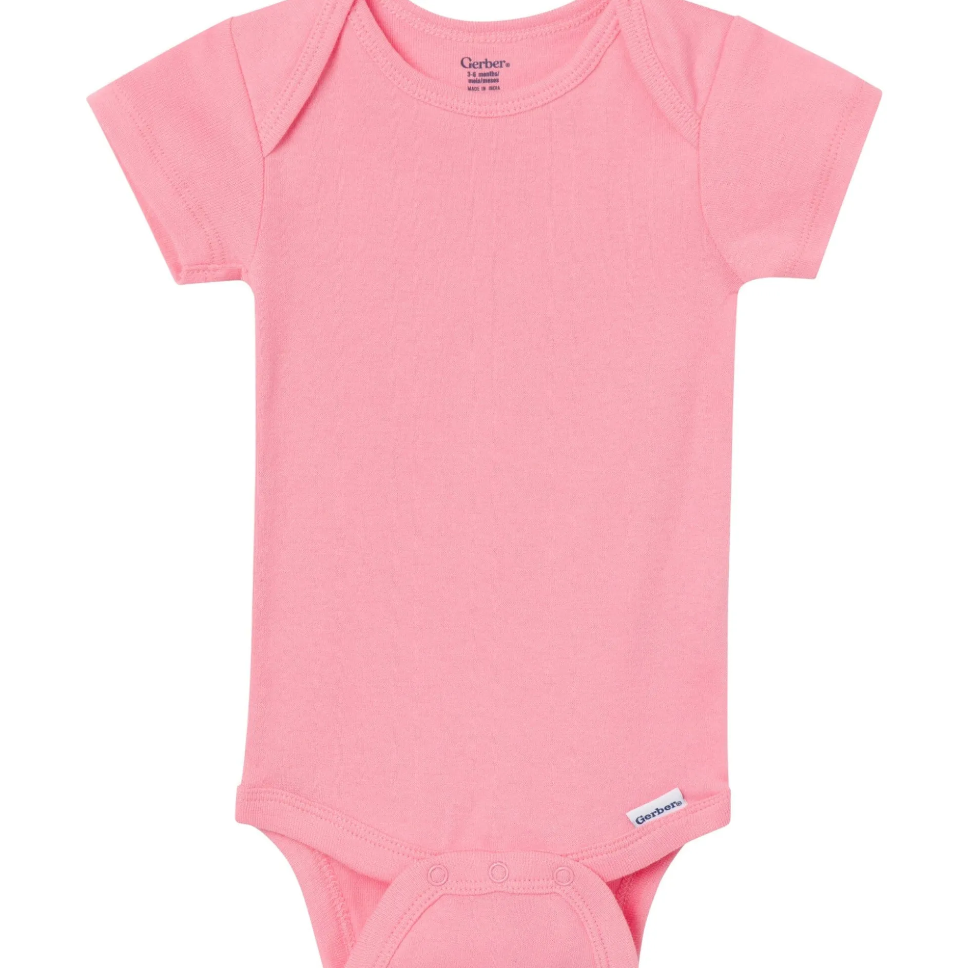 5-Pack Baby Girls Pastels Short Sleeve Bodysuits