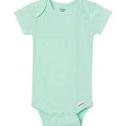 5-Pack Baby Girls Pastels Short Sleeve Bodysuits