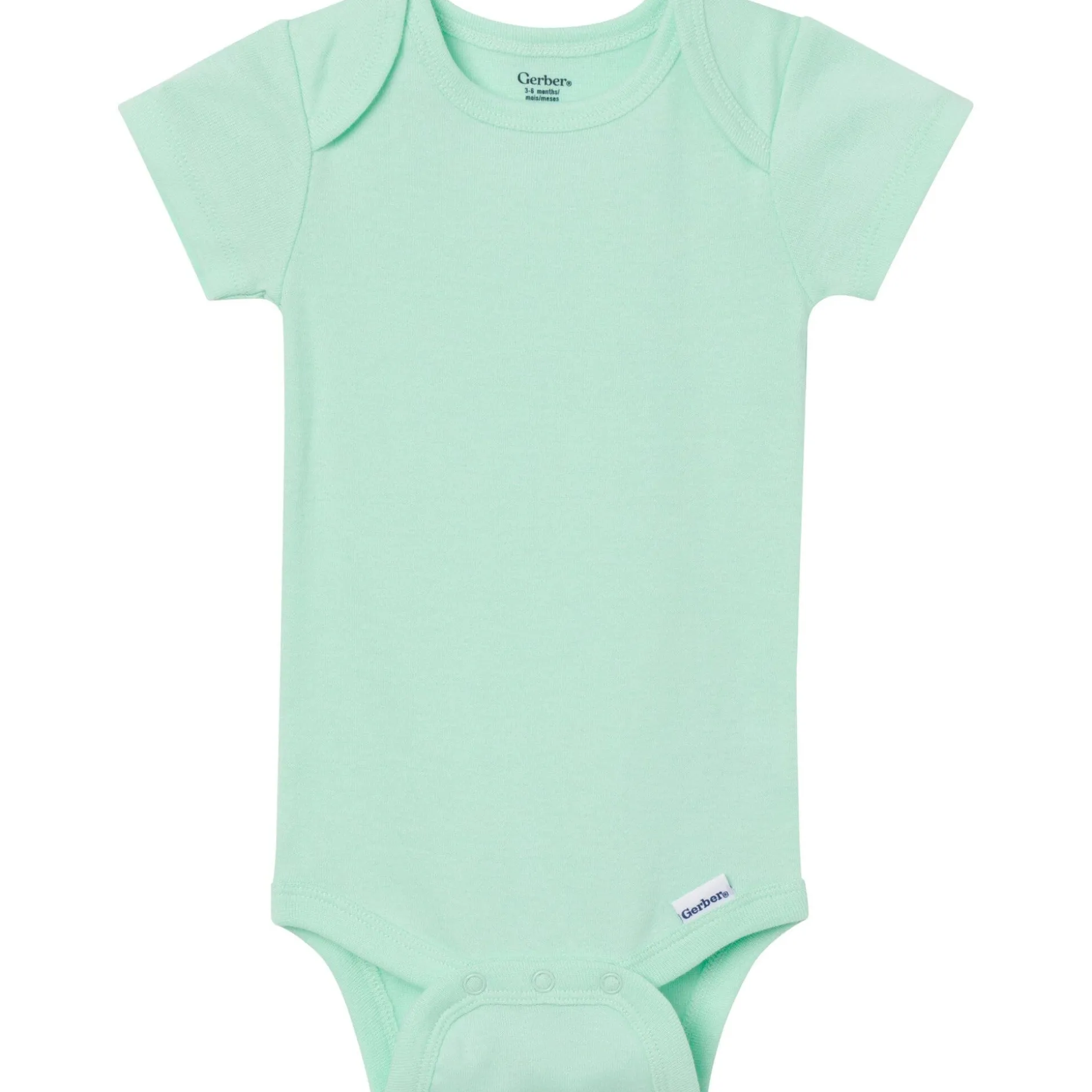 5-Pack Baby Girls Pastels Short Sleeve Bodysuits