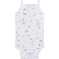 4-Pack Baby Girls Pink Flamingo Sleeveless Onesies® Bodysuits