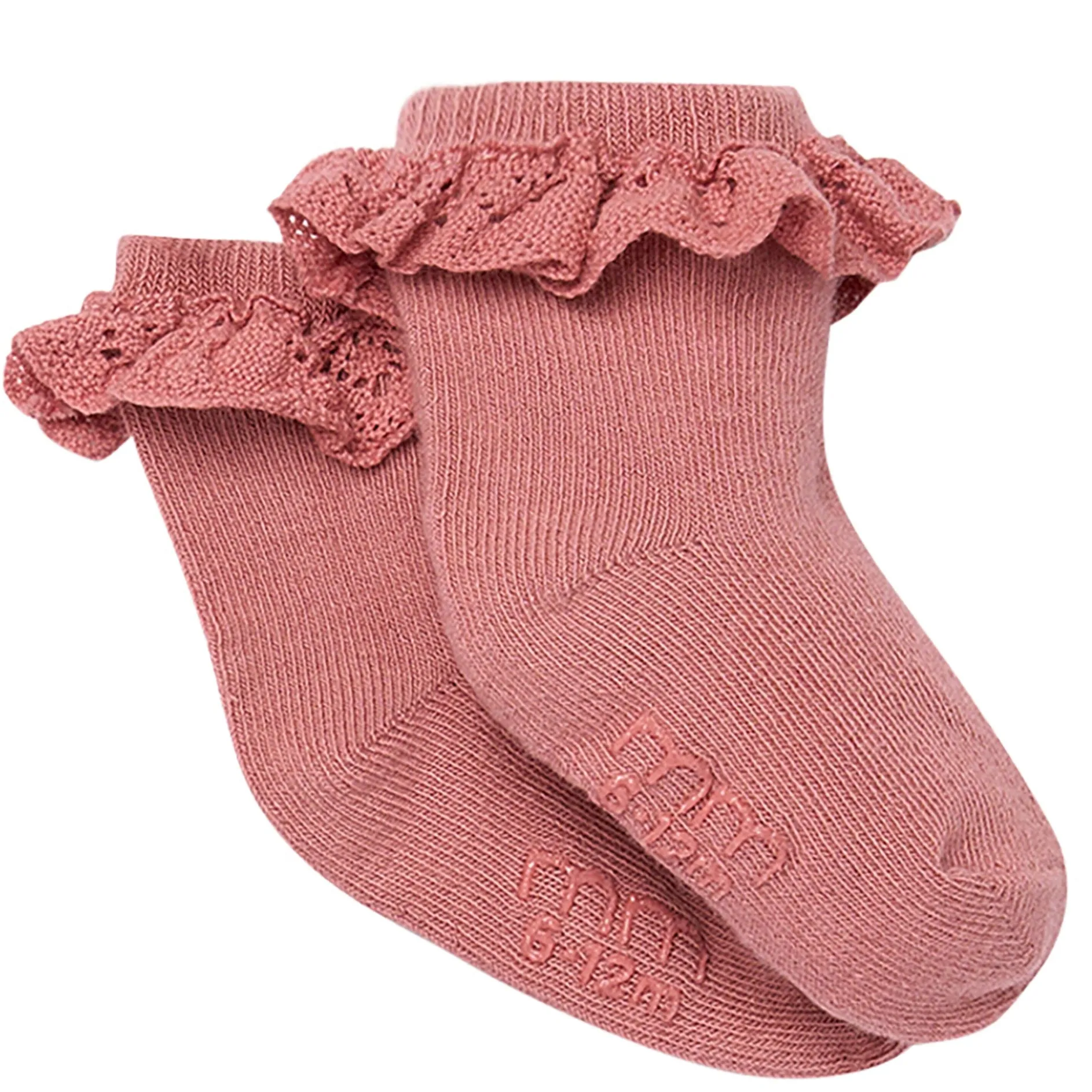3-Pack Baby Girls Pink Lace Socks