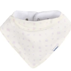 10-Pack Baby Girls Pink Plaid Jersey Bandana Bibs