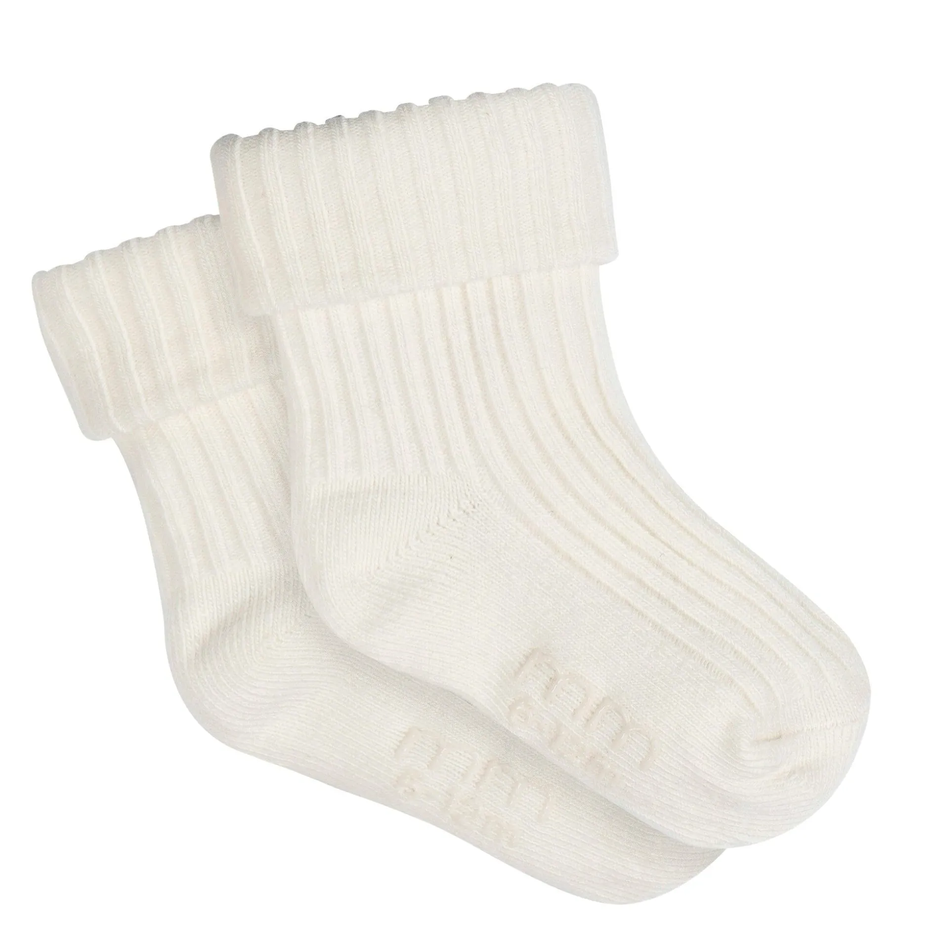 4-Pack Baby Girls Pink Rolled Cuff Ribbed Socks