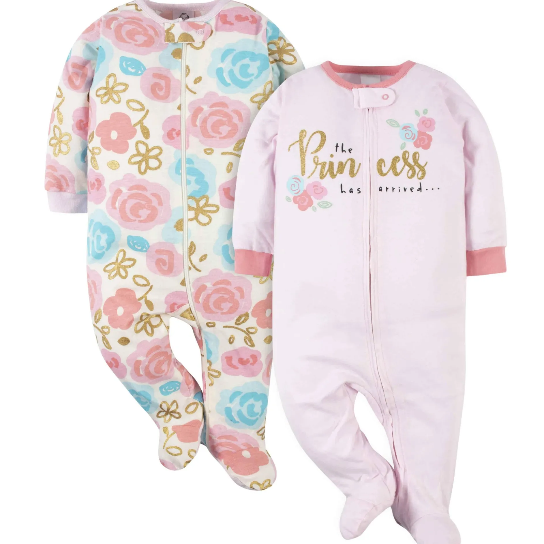 2-Pack Baby Girls Princess Sleep 'N Plays