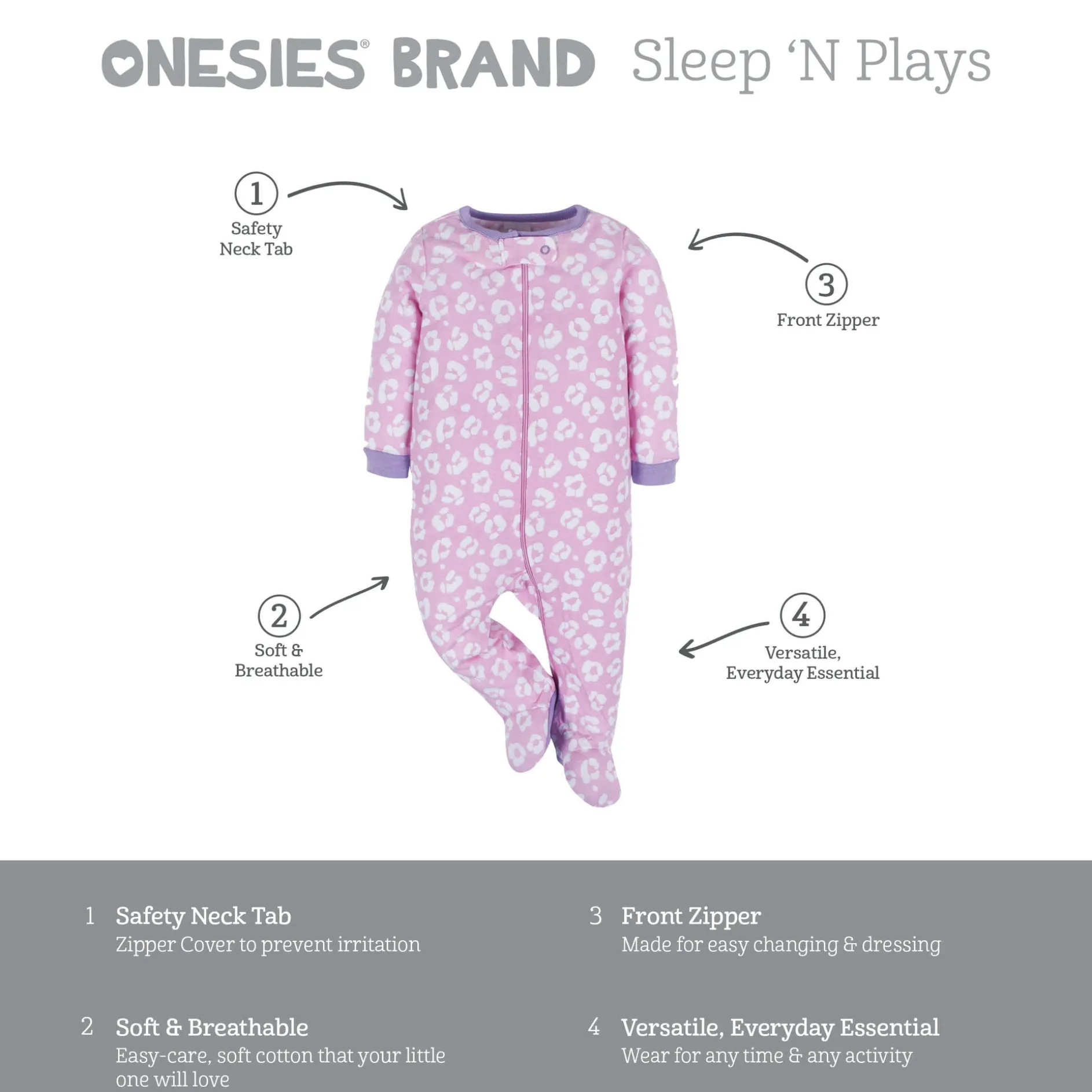 4-Pack Baby Girls Rainbow Floral Sleep 'N Plays