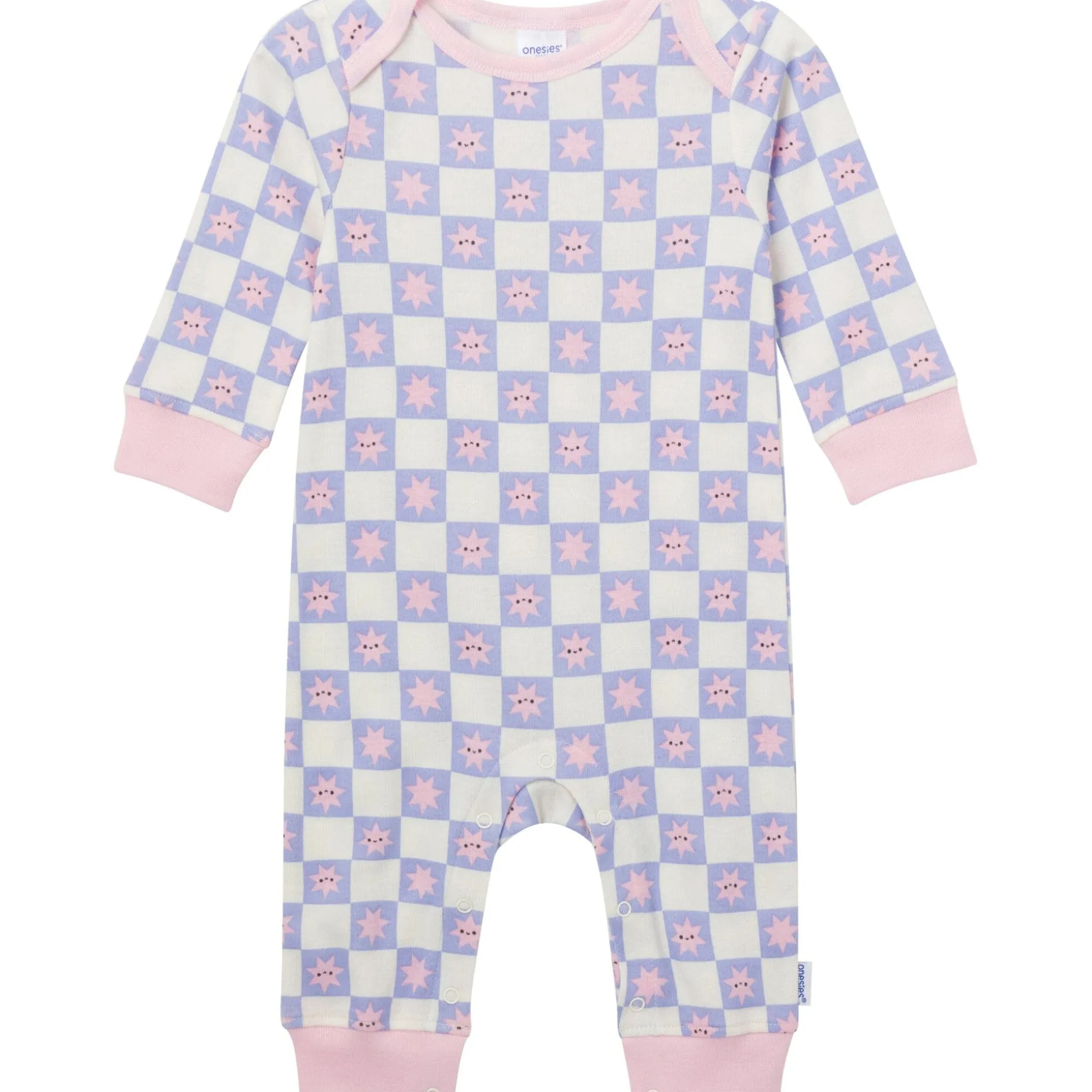 3-Pack Baby Girls Rainbows and Hearts Lap Shoulder Rompers