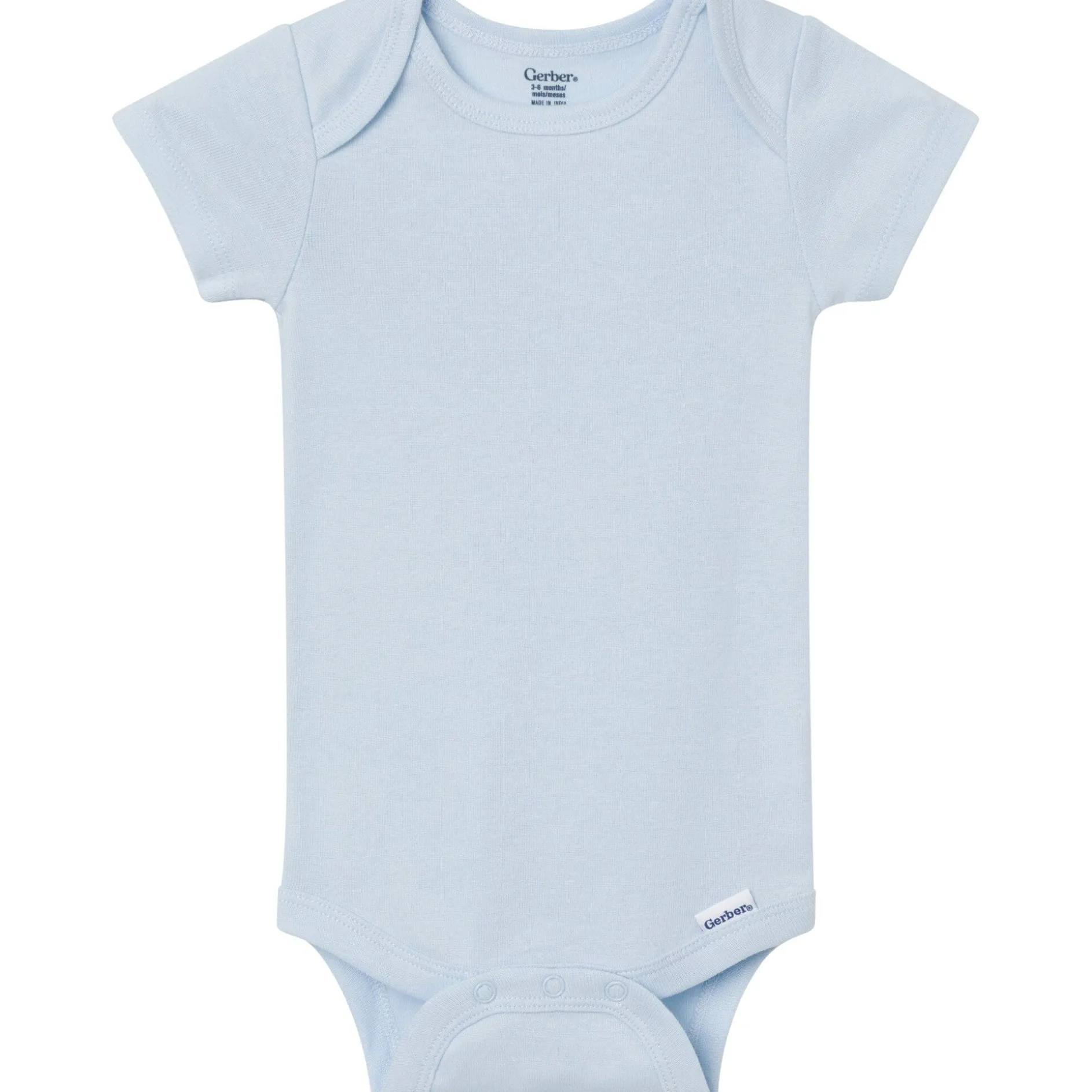 8-Pack Baby Girls Rainbow Short Sleeve Bodysuits