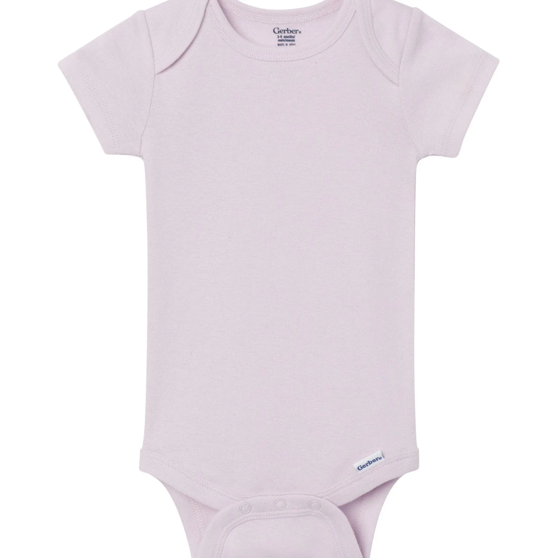 8-Pack Baby Girls Rainbow Short Sleeve Bodysuits