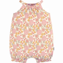 2-Pack Baby Girls Retro Floral Rompers