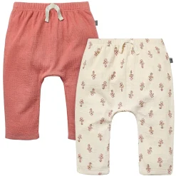 2-Pack Baby Girls Rose & Daisy Harem Pants
