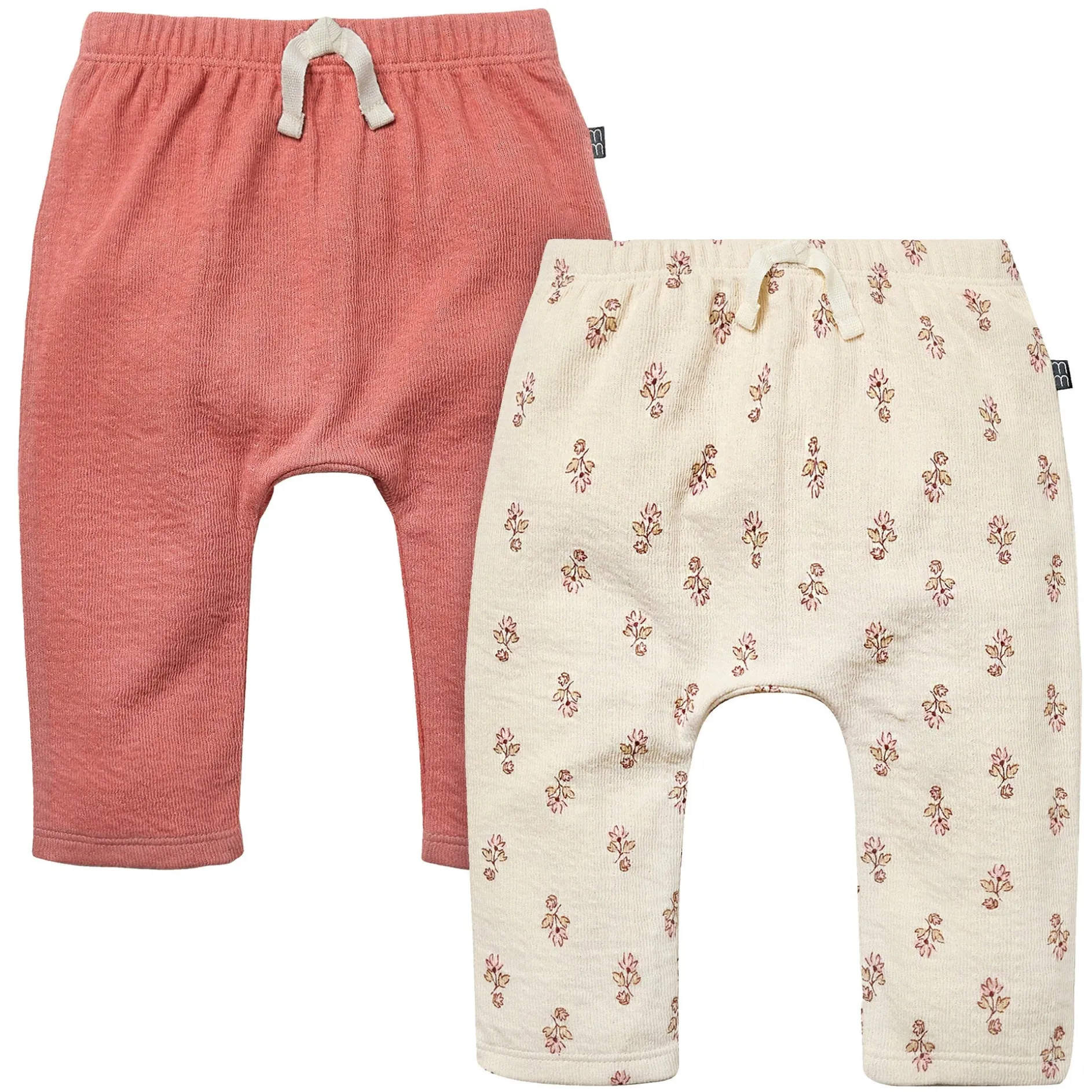 2-Pack Baby Girls Rose & Daisy Harem Pants