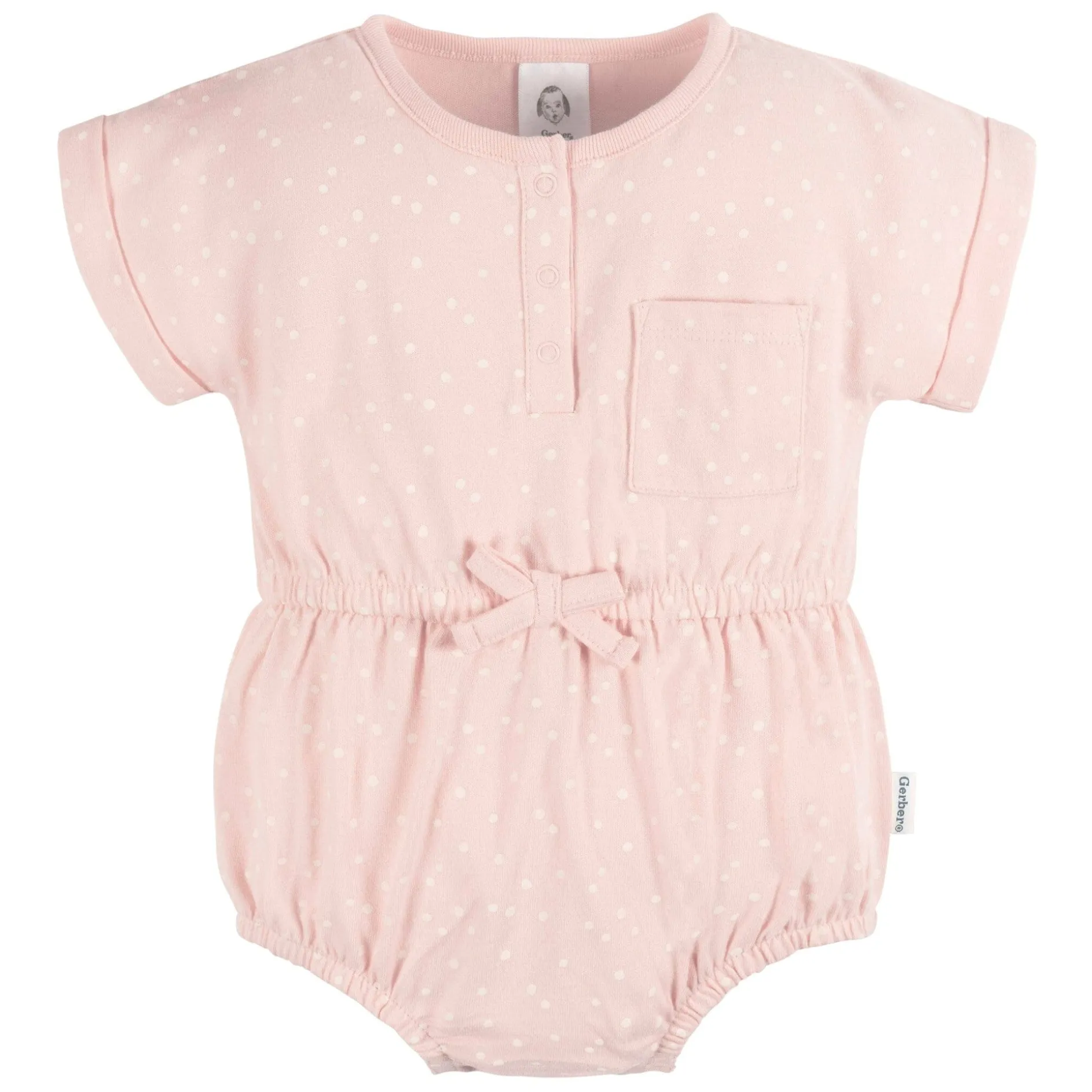 2-Pack Baby Girls Seashells Rompers