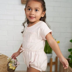 2-Pack Baby Girls Seashells Rompers