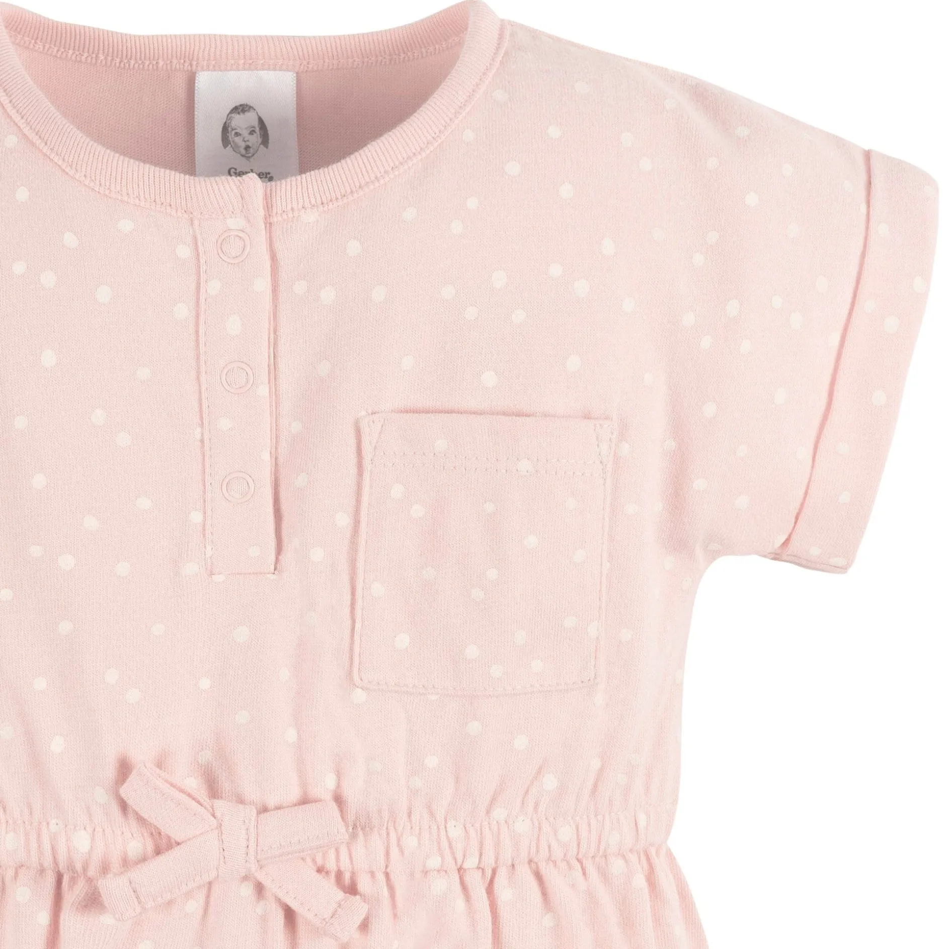2-Pack Baby Girls Seashells Rompers