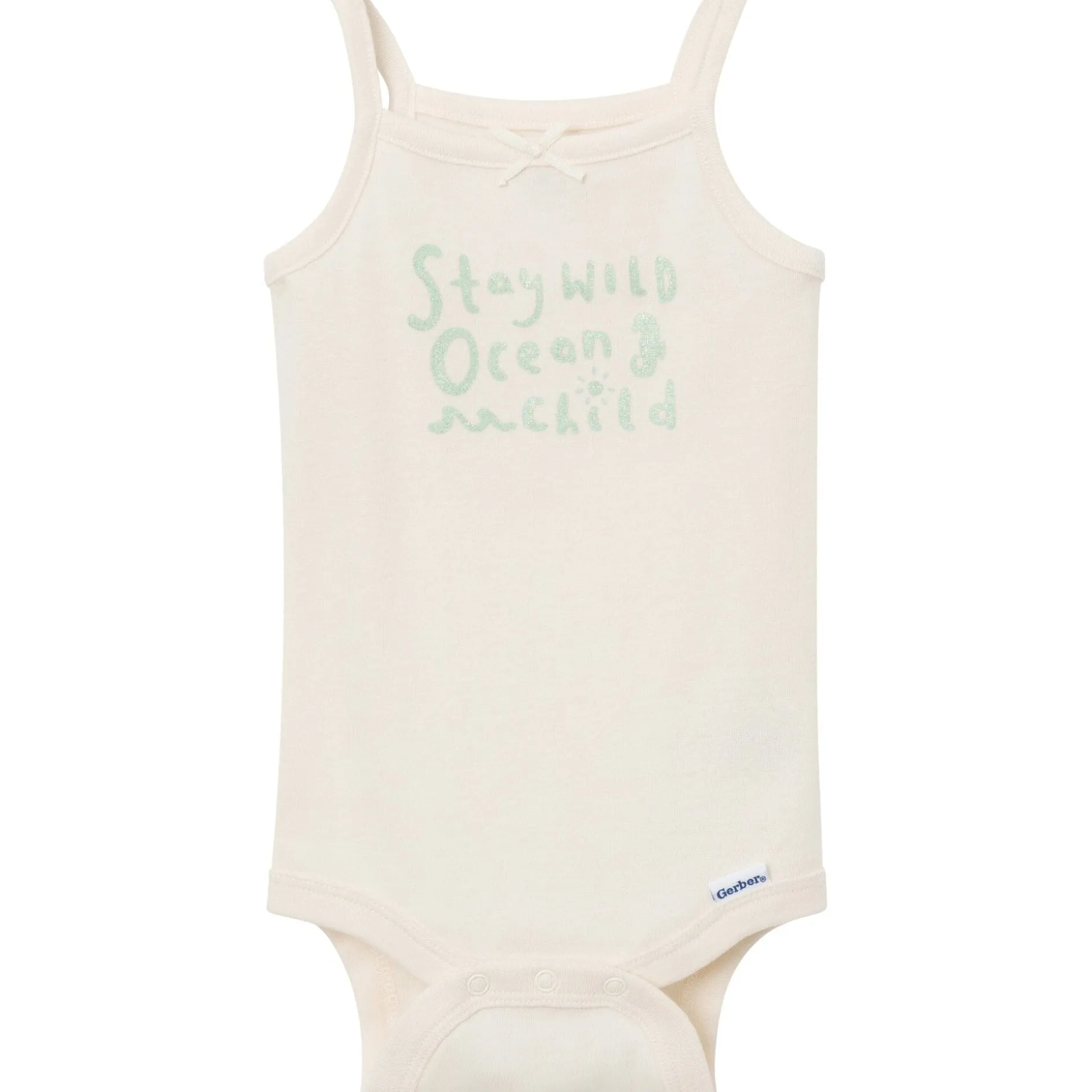 4-Pack Baby Girls Shells Sleeveless Bodysuits