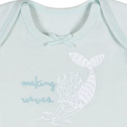 3-Pack Baby Girls She Sells Sea Shells Short Sleeve Onesies® Bodysuits