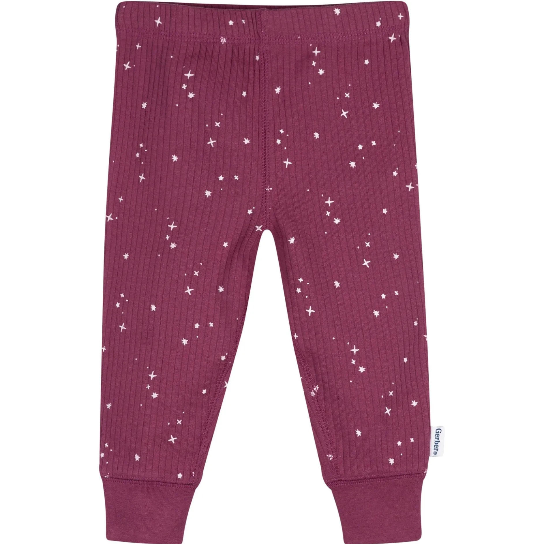 4-Pack Baby Girls Stars Active Pants