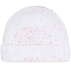 2-Pack Baby Girls Stars Caps