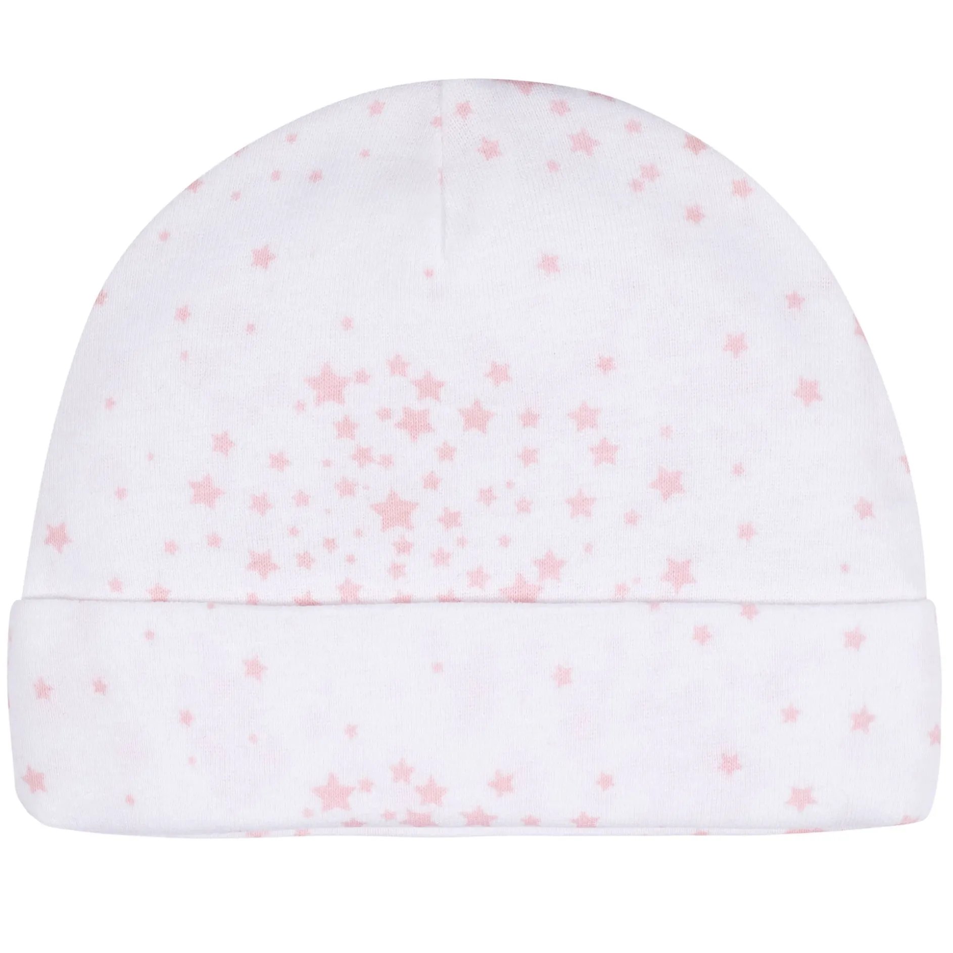 2-Pack Baby Girls Stars Caps
