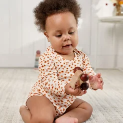 3-Pack Baby Girls Sunflower Long Sleeve Onesies® Bodysuits