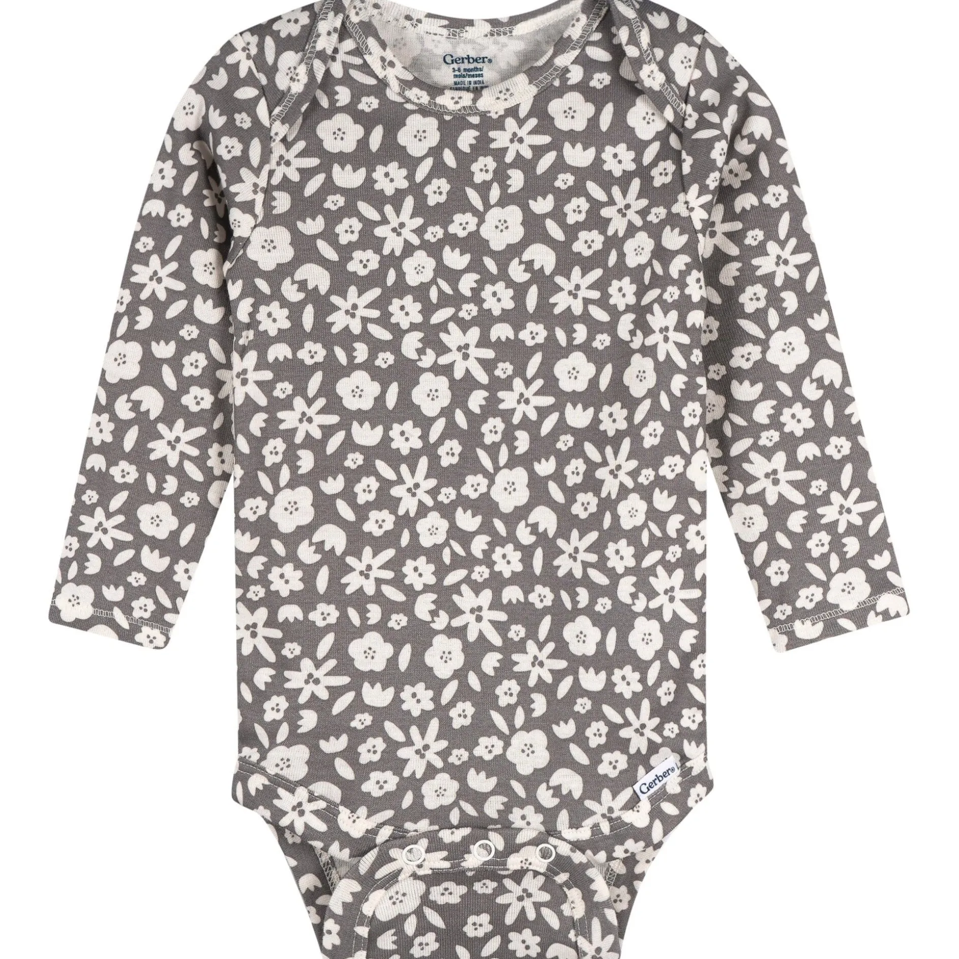 3-Pack Baby Girls Sweetie Long Sleeve Onesies® Bodysuits