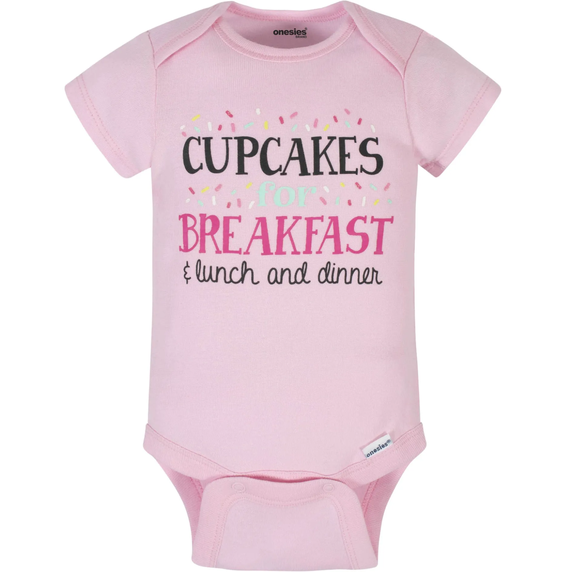 8-Pack Baby Girls Sweet Treats Onesies® Brand Bodysuits