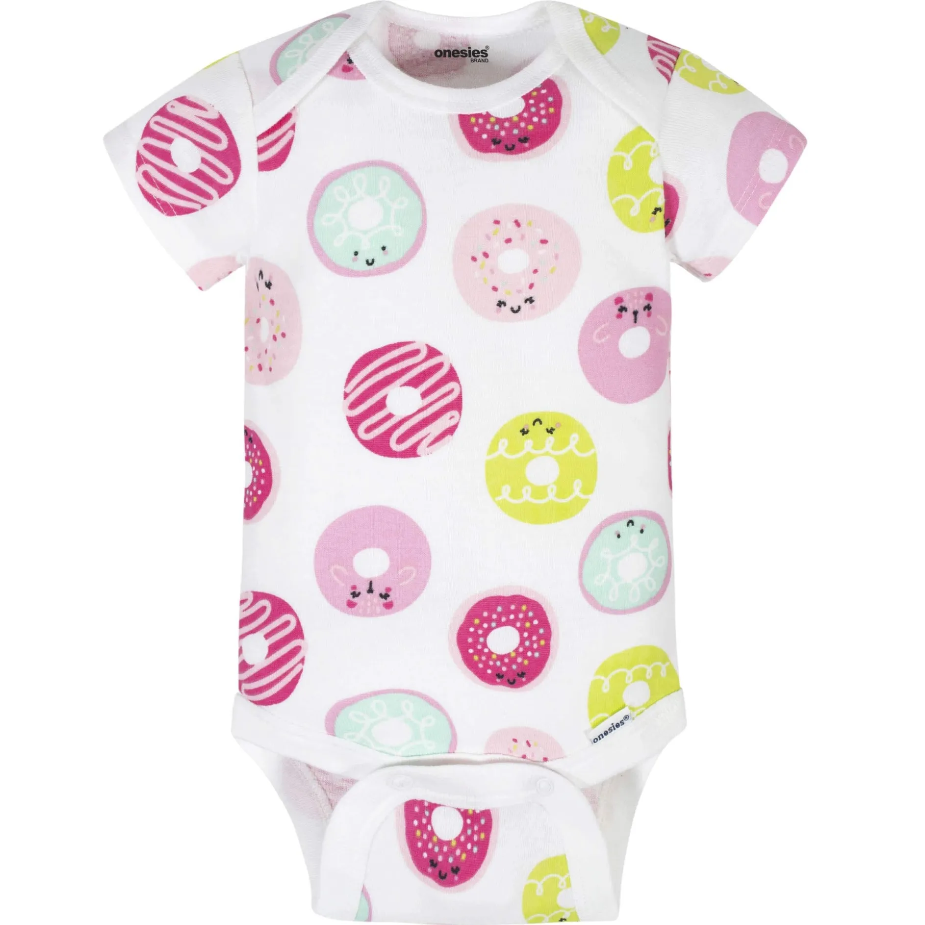 8-Pack Baby Girls Sweet Treats Onesies® Brand Bodysuits