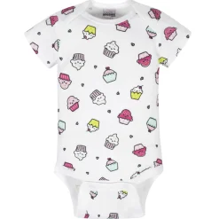 8-Pack Baby Girls Sweet Treats Onesies® Brand Bodysuits