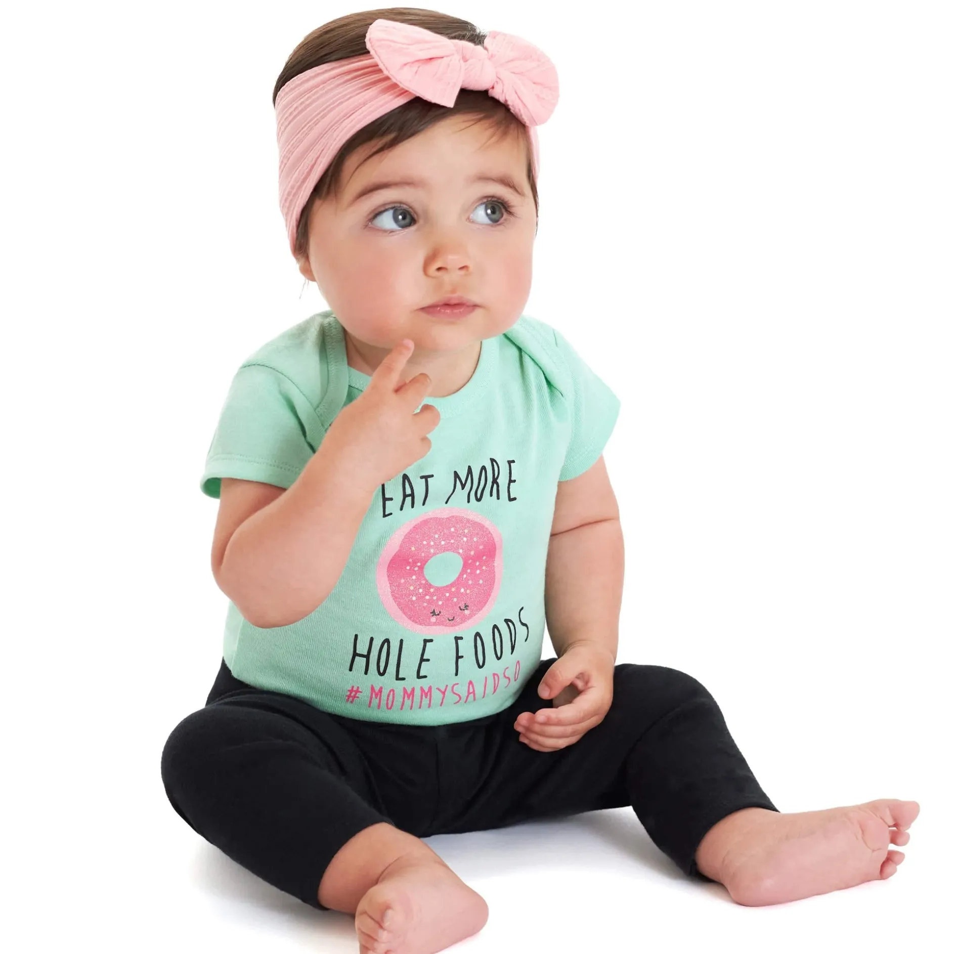 8-Pack Baby Girls Sweet Treats Onesies® Brand Bodysuits