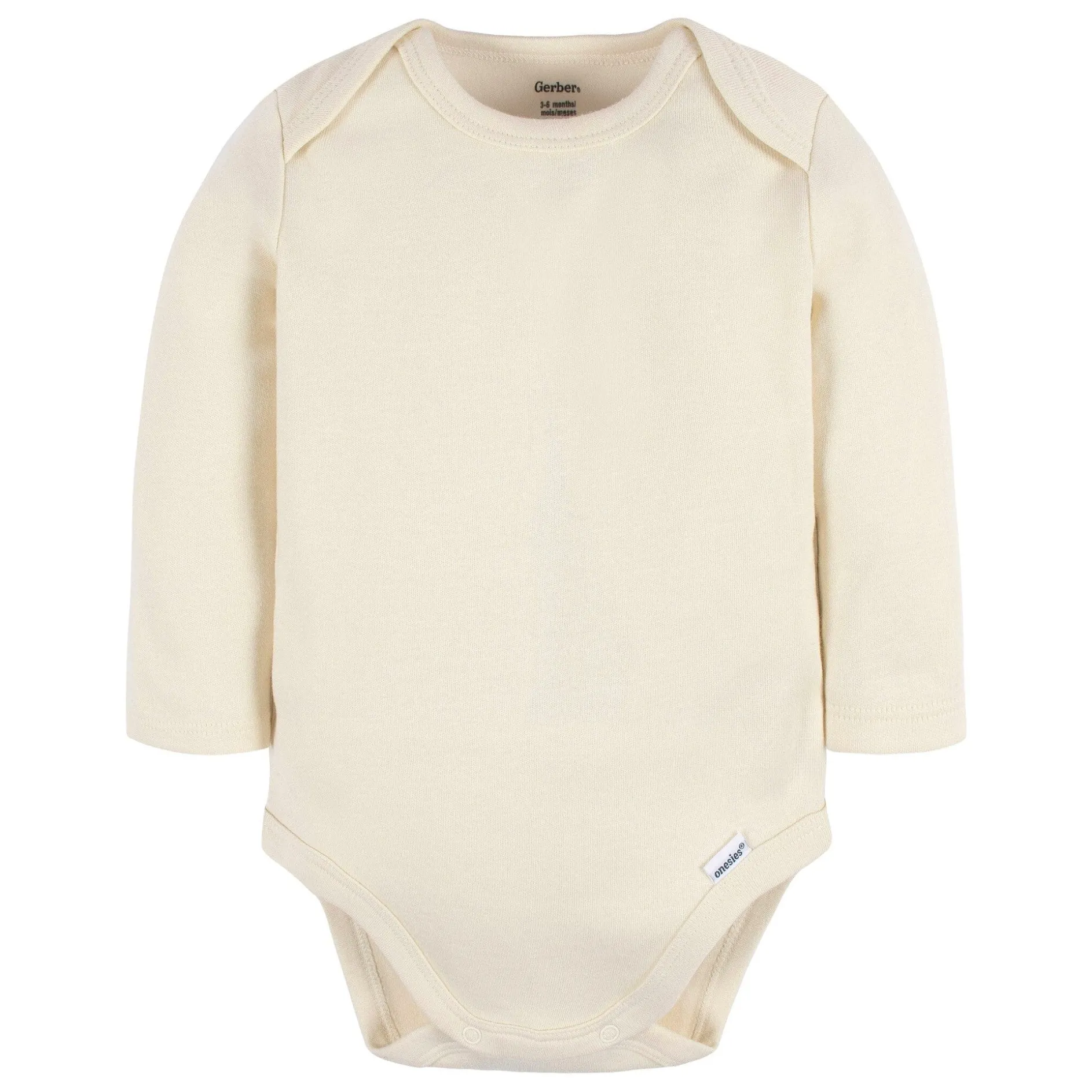 5-Pack Baby Natural Premium Long Sleeve Onesies® Bodysuits