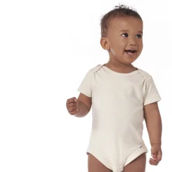 5-Pack Baby Natural Premium Short Sleeve Onesies® Bodysuits
