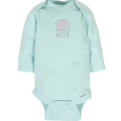 6-Pack Baby Neutral Animals Long Sleeve Onesies® Bodysuits