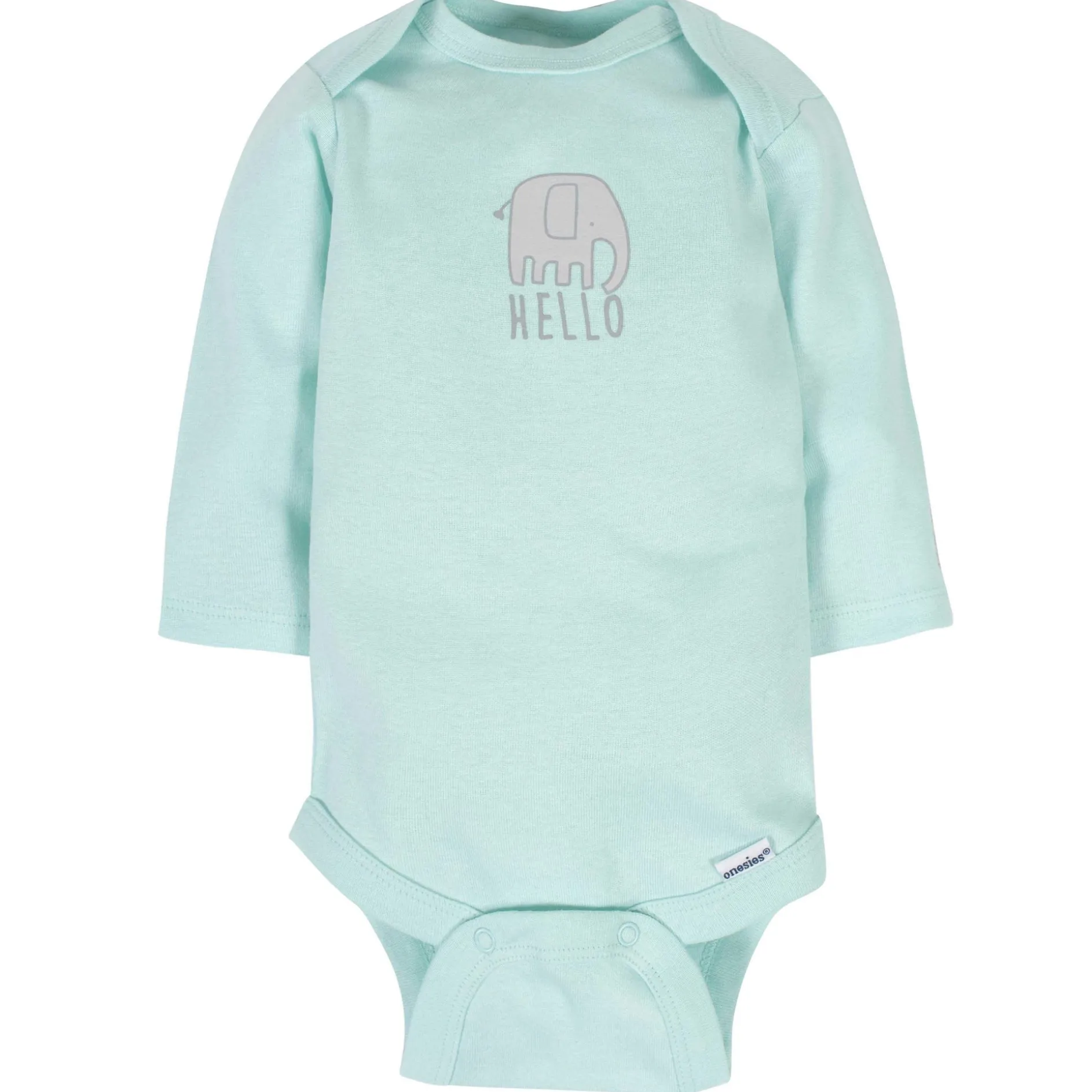 6-Pack Baby Neutral Animals Long Sleeve Onesies® Bodysuits