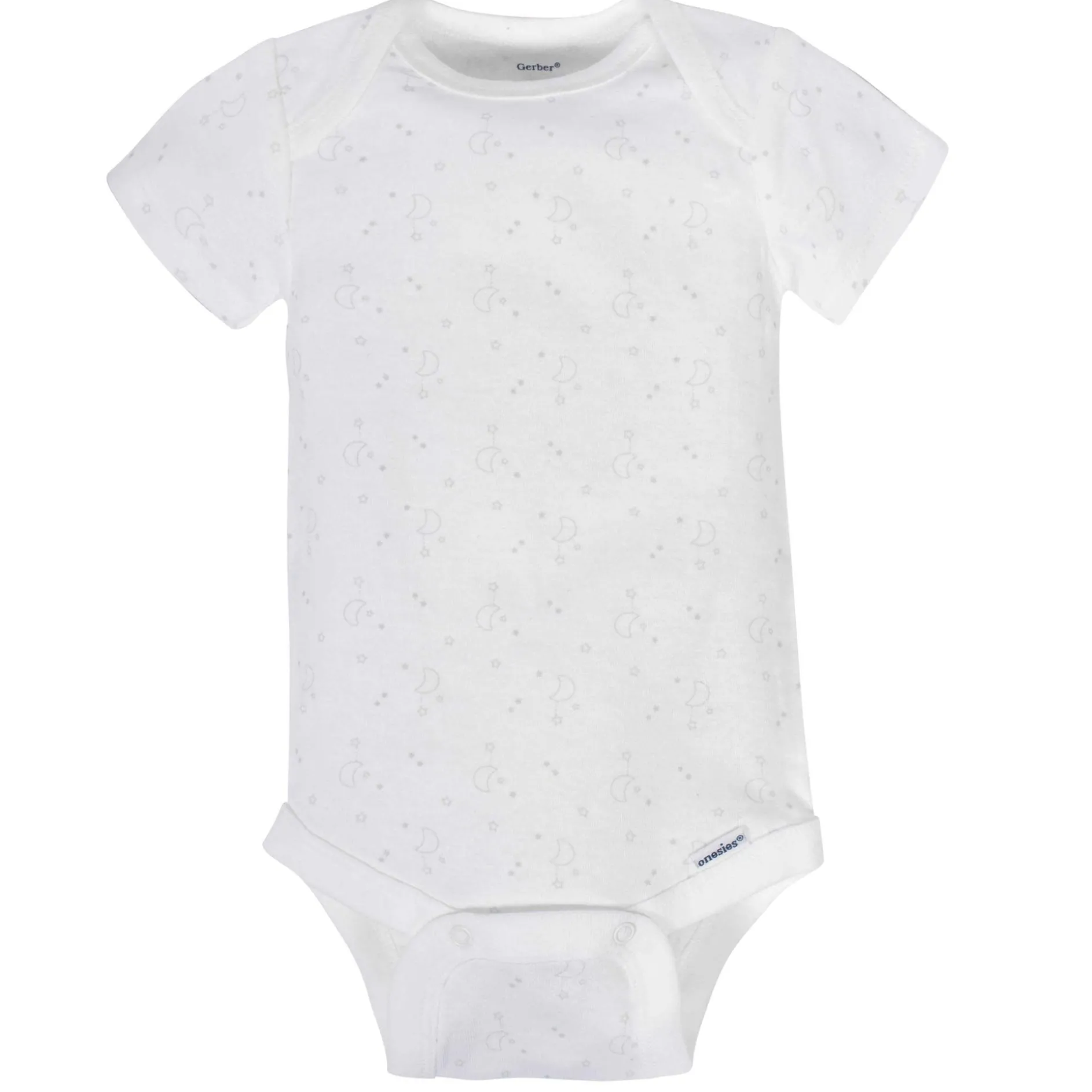 8-pack Baby Neutral Animals Short Sleeve Onesies® Bodysuits