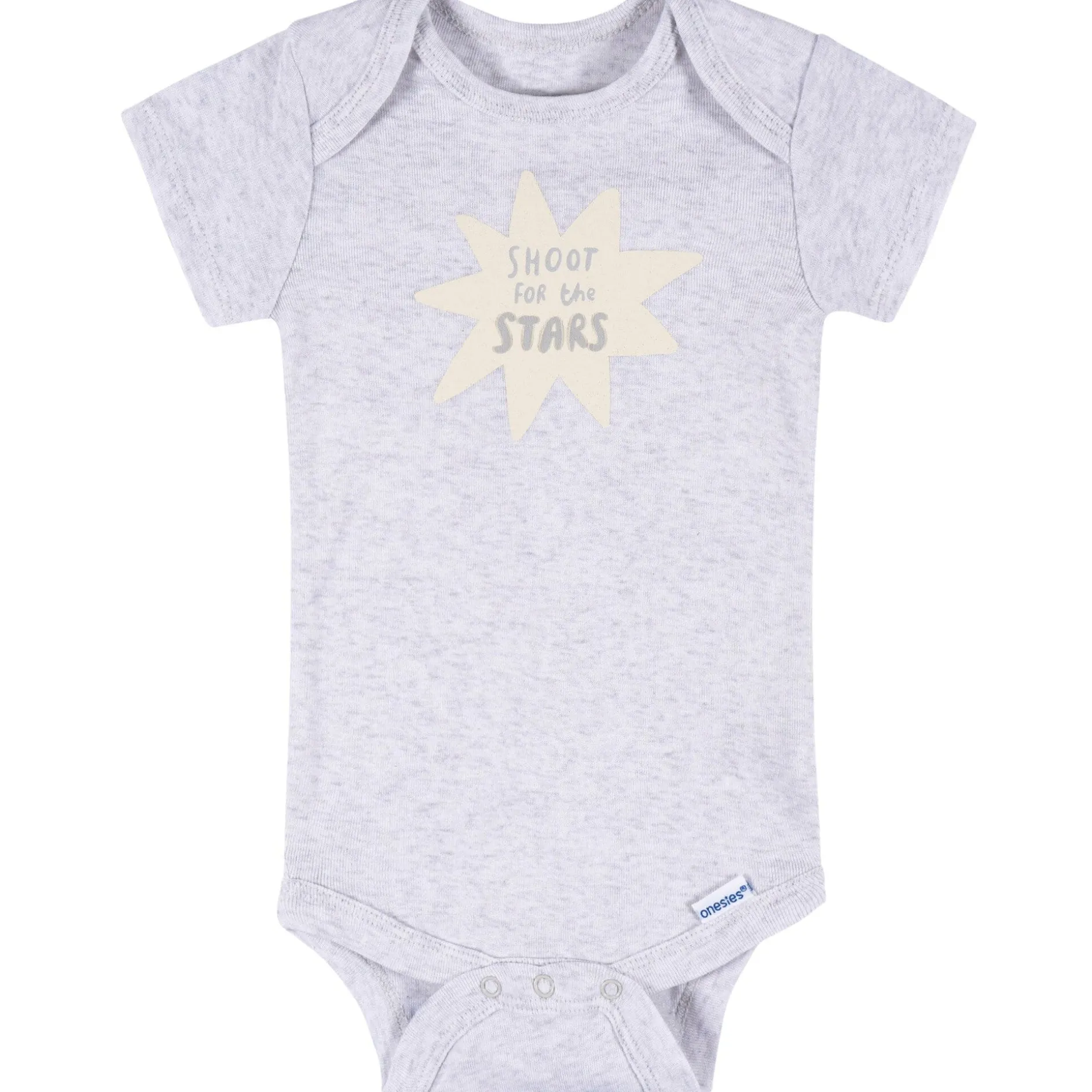 8-Pack Baby Neutral Awesome Stars Short Sleeve Onesies® Bodysuits